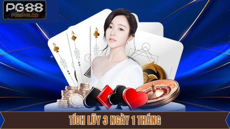 Tích Lũy 3 Ngày, 1 Tháng PG88 - Ưu Đãi Dài Hạn Không Nên Bỏ Lỡ 1 Tích Lũy 3 Ngày, 1 Tháng PG88 - Ưu Đãi Dài Hạn Không Nên Bỏ Lỡ